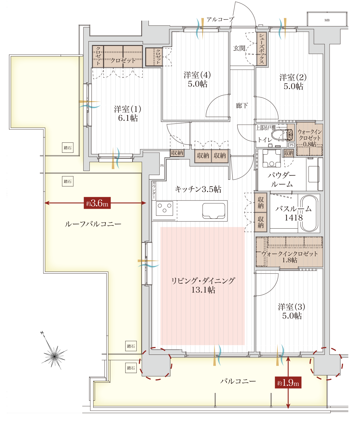 B2rtype 間取り図