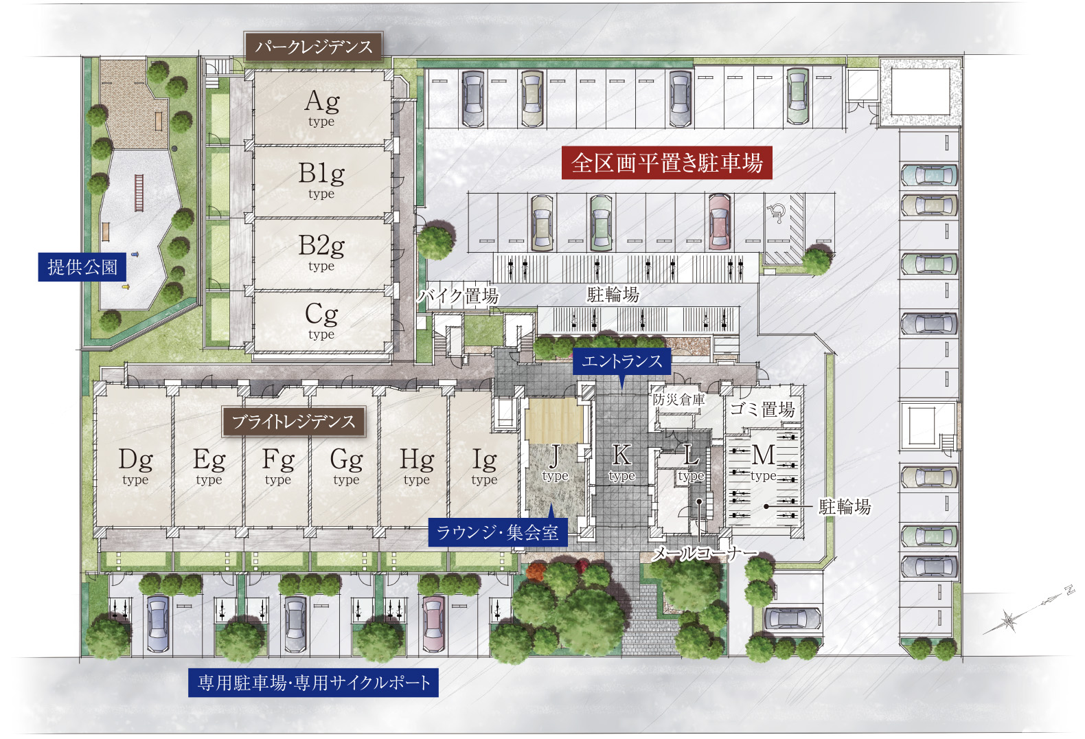 敷地配置図