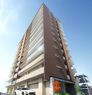 アルファステイツ四日市城北町の外観完成予想図