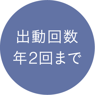 出動回数年2回まで
