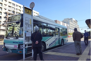 防長バス「周陽町中央病院入口」バス停