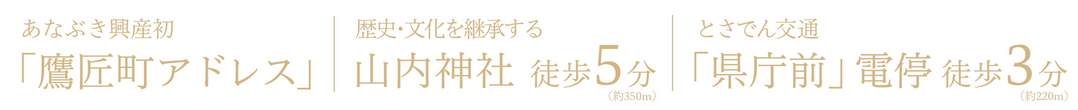 あなぶき興産初「鷹匠アドレス」 とさでん交通「県庁前」電停 徒歩3分