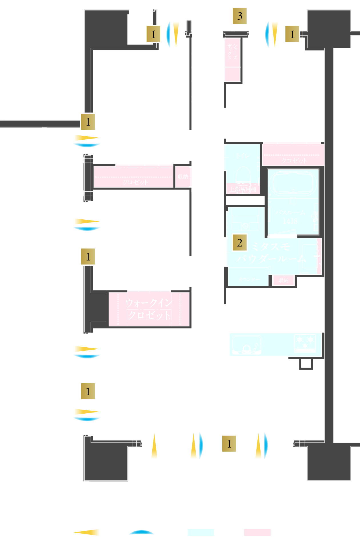 Atype 3LDKのおすすめポイント