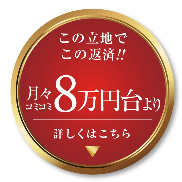 月々全てコミコミで8万円台より