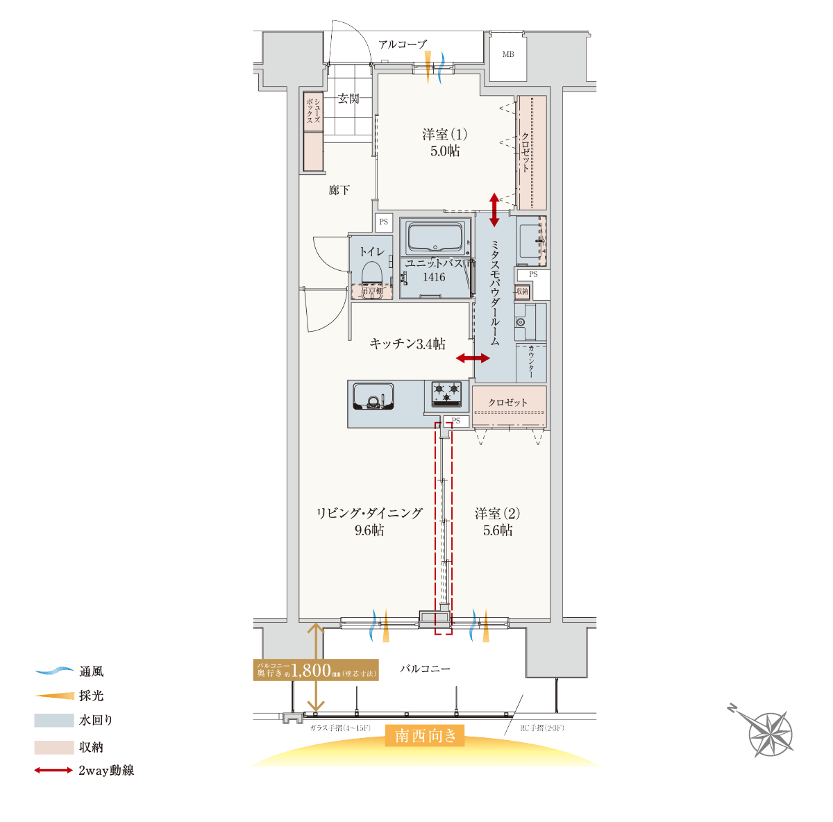 Etype間取図menuplanwideld2