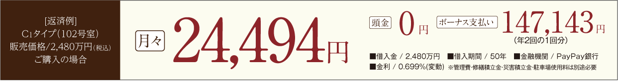 typeC支払い例