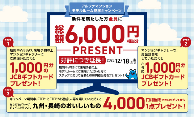 モデルルーム見学キャンペーン