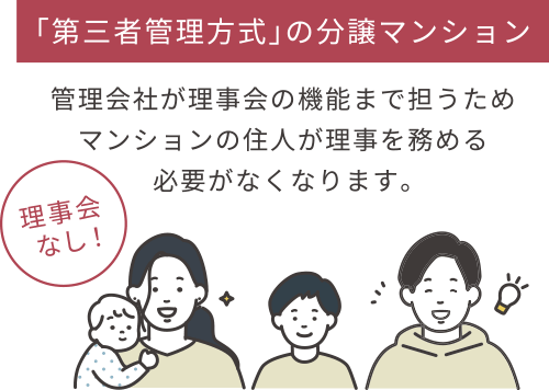 「第三者管理方式」の分譲マンション